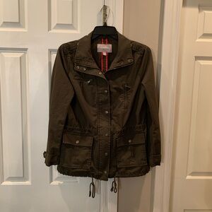 Banana Republic Dark Olive Utility Jacket